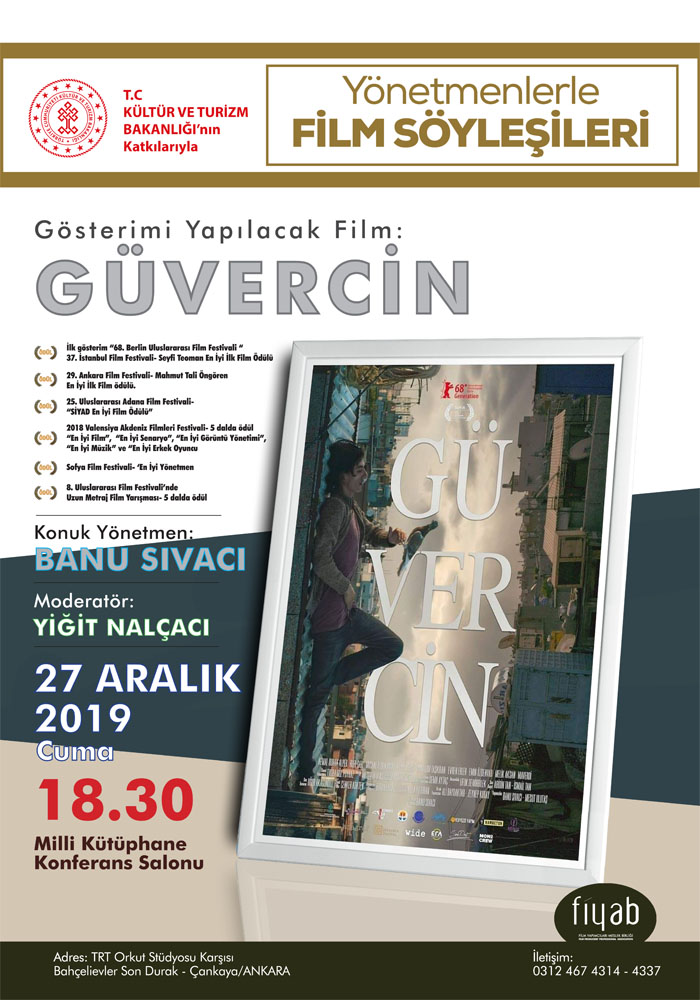 YÖNETMENLERLE FİLM SÖYLEŞİLERİ- 27 ARALIK CUMA