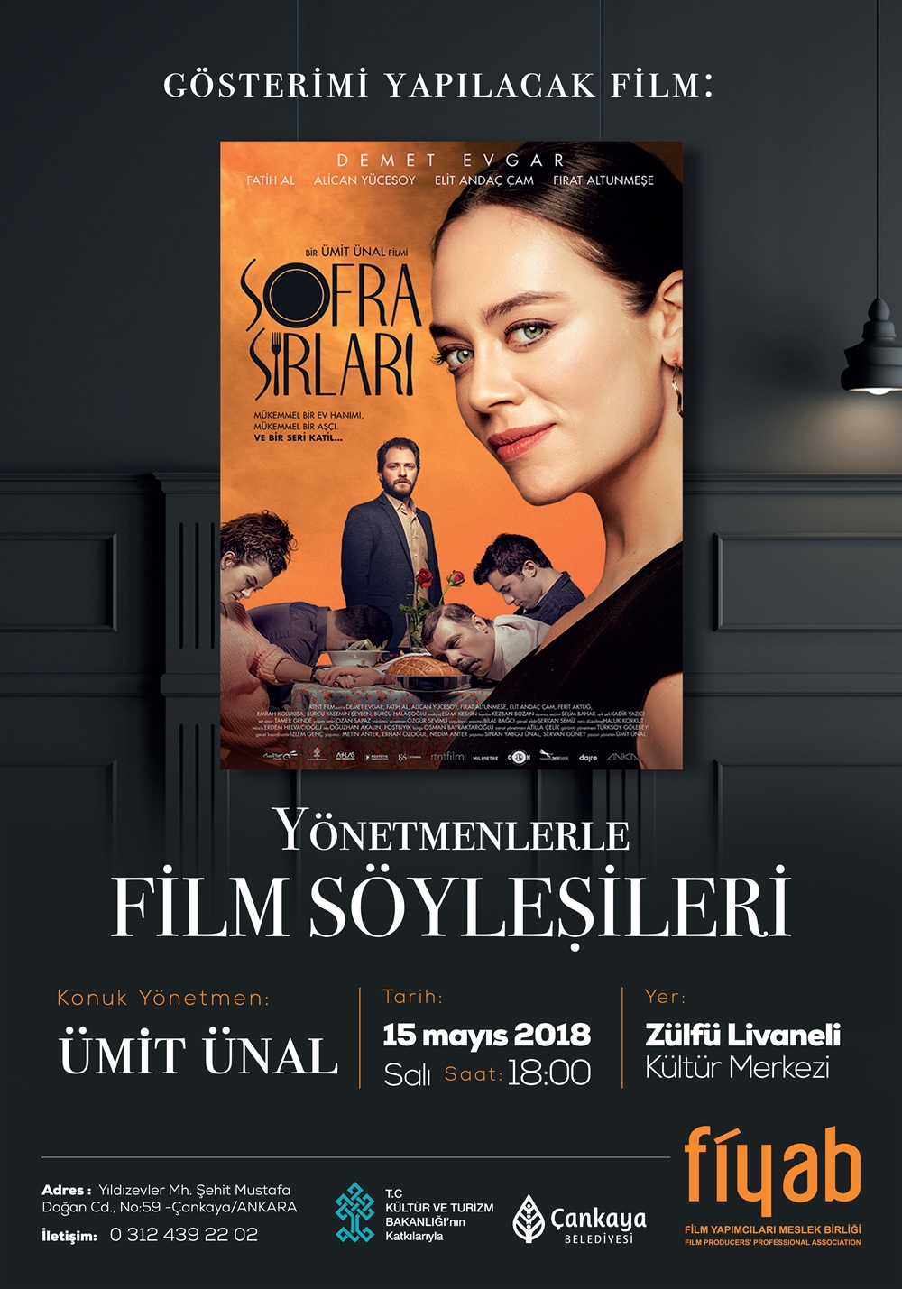 YÖNETMENLERLE FİLM SÖYLEŞİLERİ/ 15 MAYIS 2018