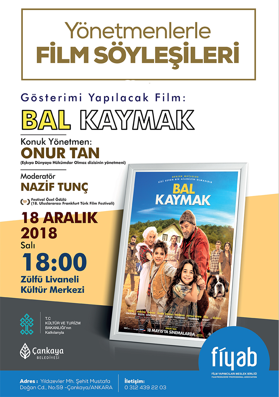 YÖNETMENLERLE FİLM SÖYLEŞİLERİ/18 ARALIK ONUR TAN