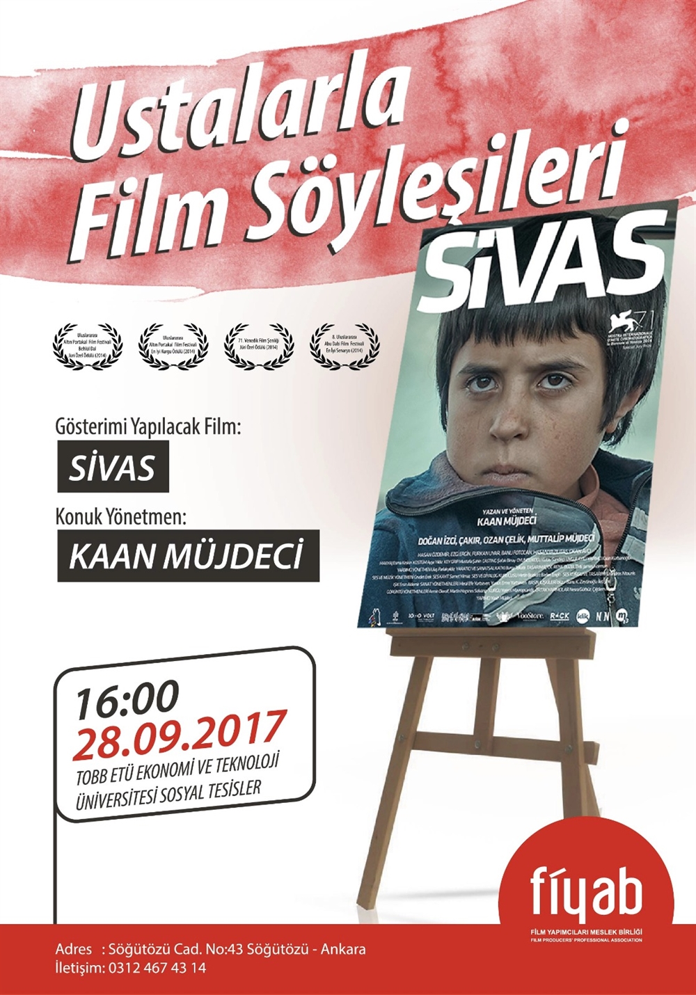 USTALARLA FİLM SÖYLEŞİLERİ/28 EYLÜL 2017