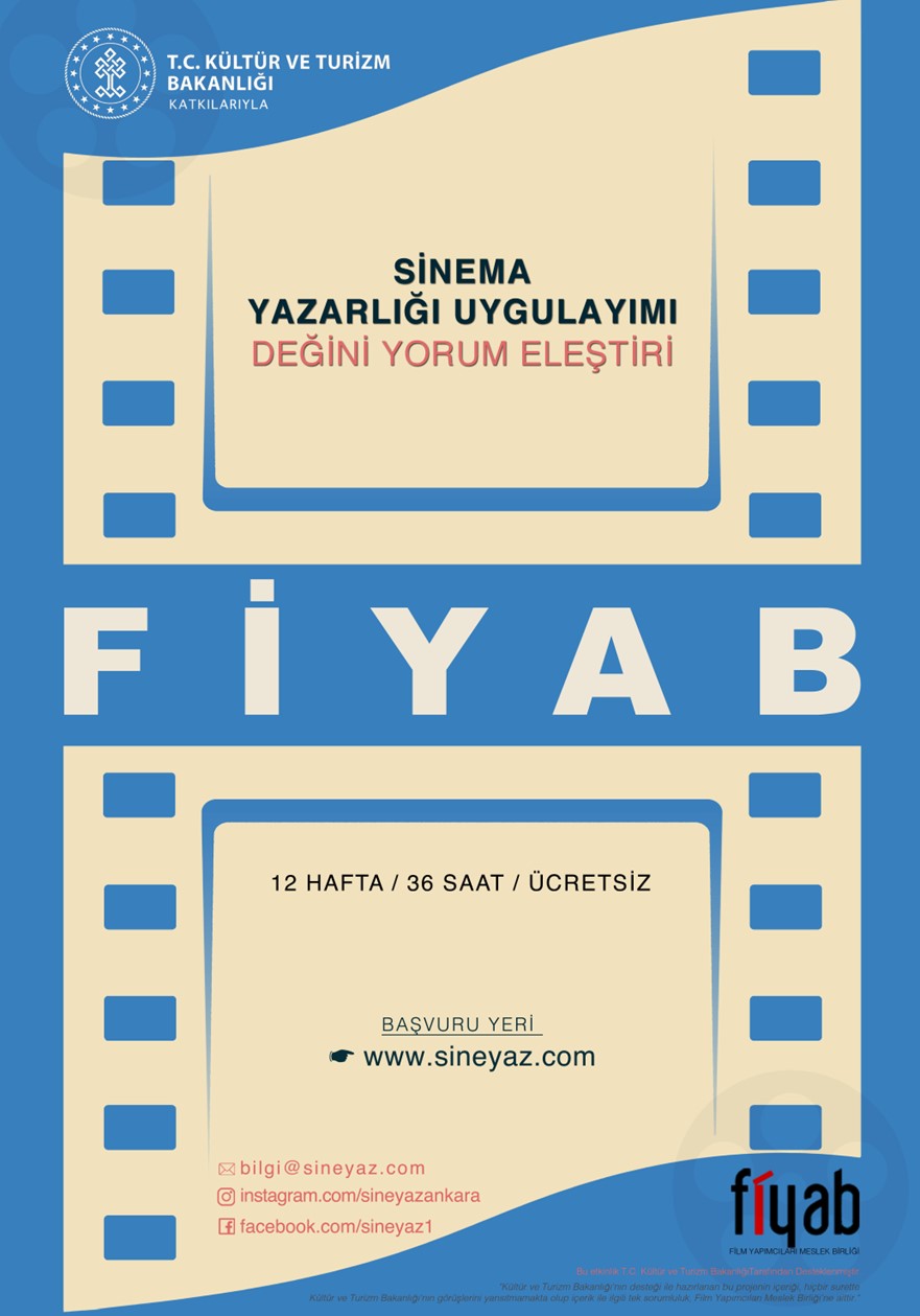 FİYAB SİNEMA YAZARLIĞI UYGULAYIMI BAŞVURULARI BAŞLADI